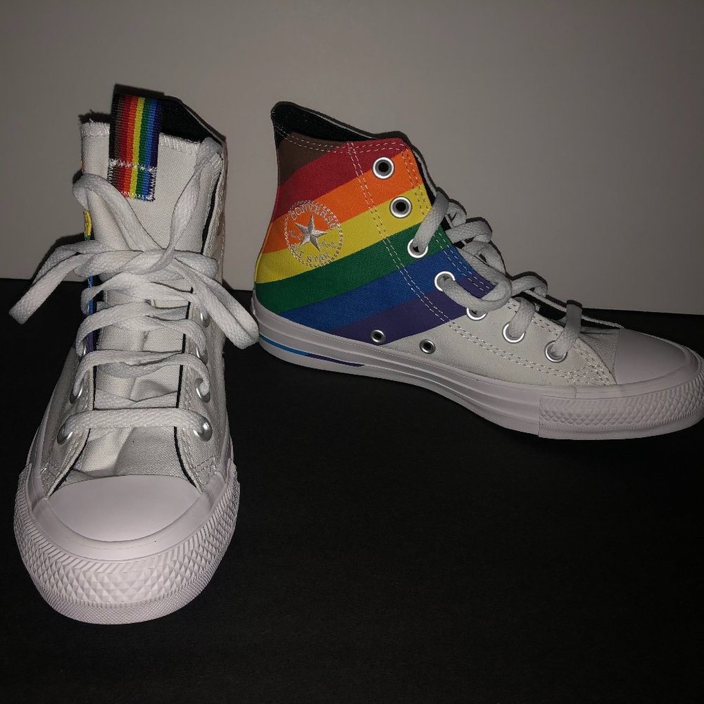 pride rainbow converse